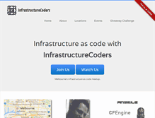 Tablet Screenshot of infrastructurecoders.com